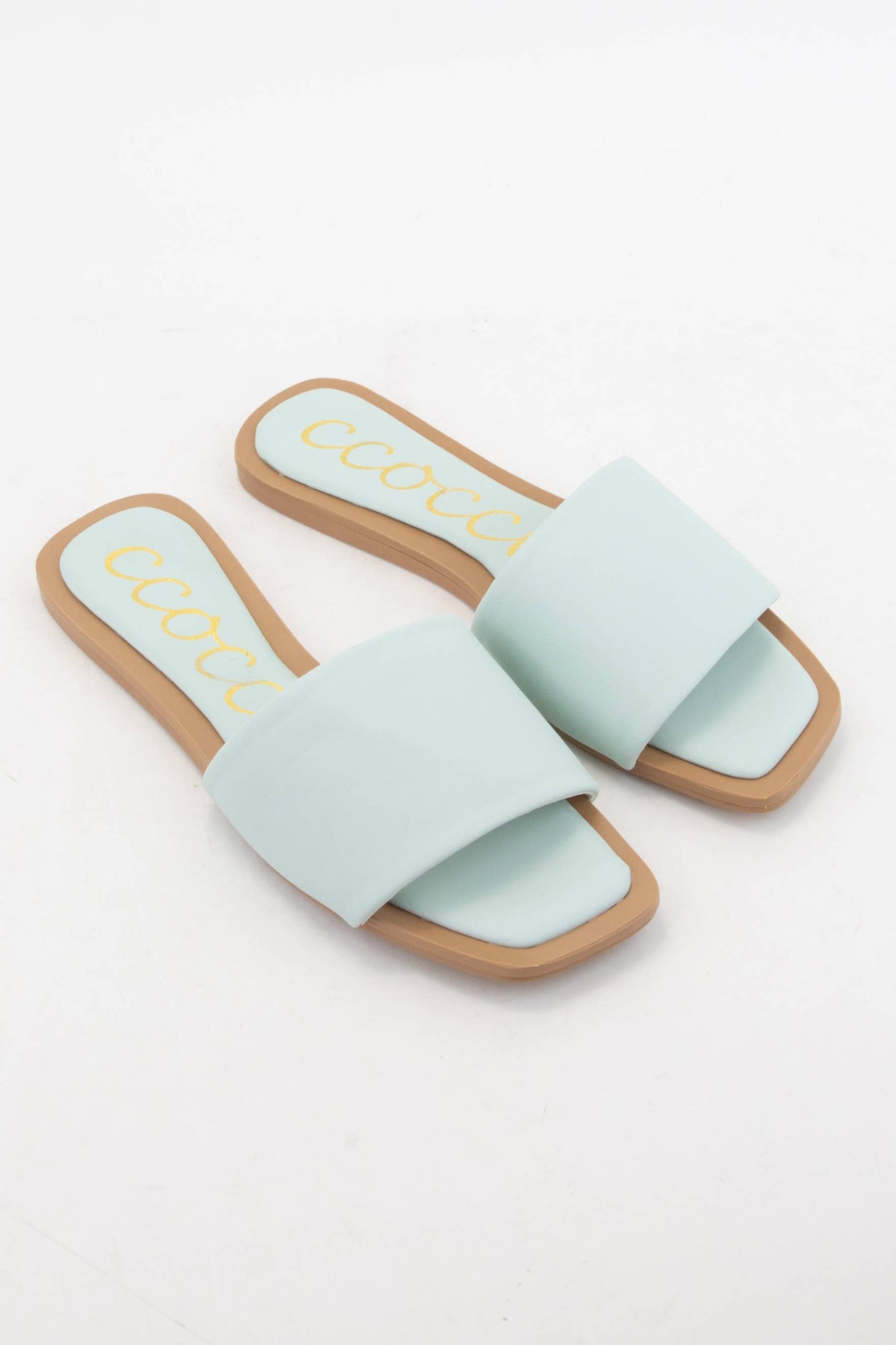 WEEKLY DEAL BOLD UPPER SEMI-SQUARE TOE SANDAL
