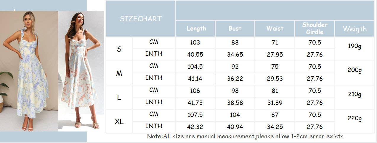 Women's V Neck Tie Strap Dress Flowy Dresses