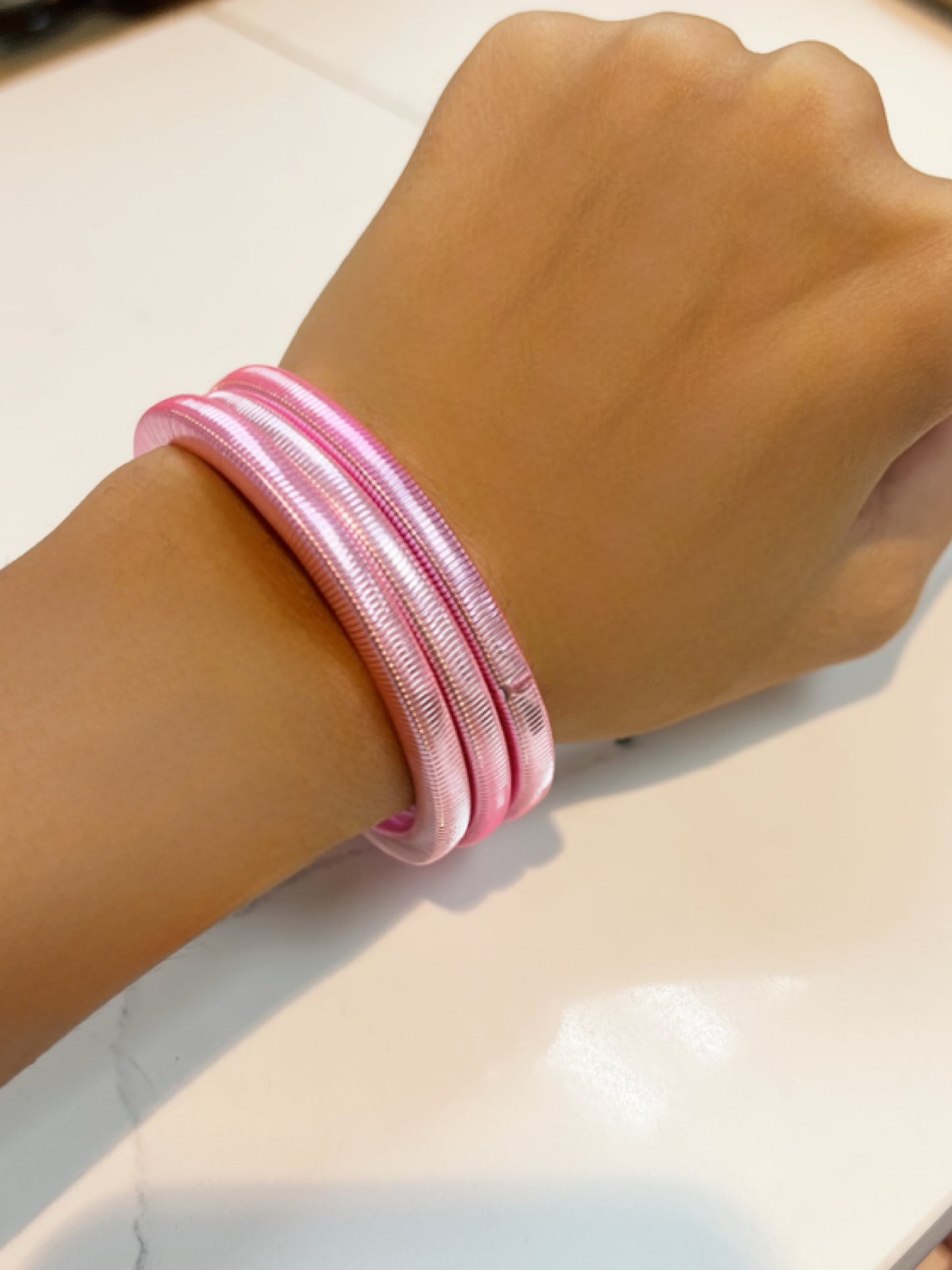 multi-strand coil bracelet