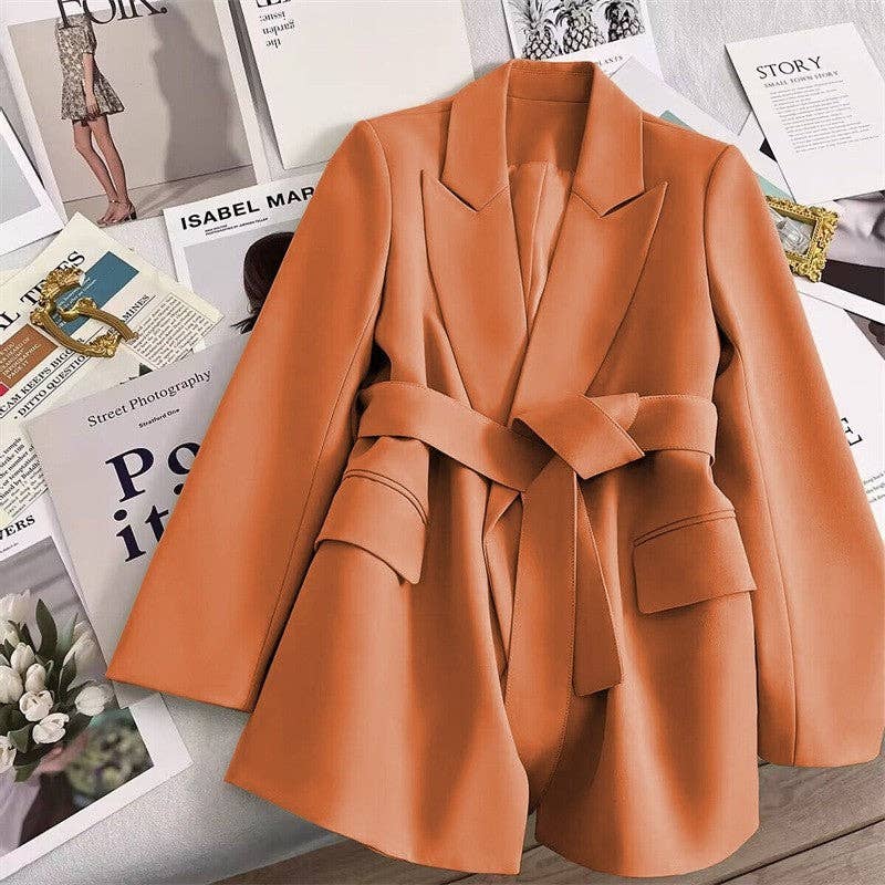 Solid Color Casual And Versatile Suit Jacket