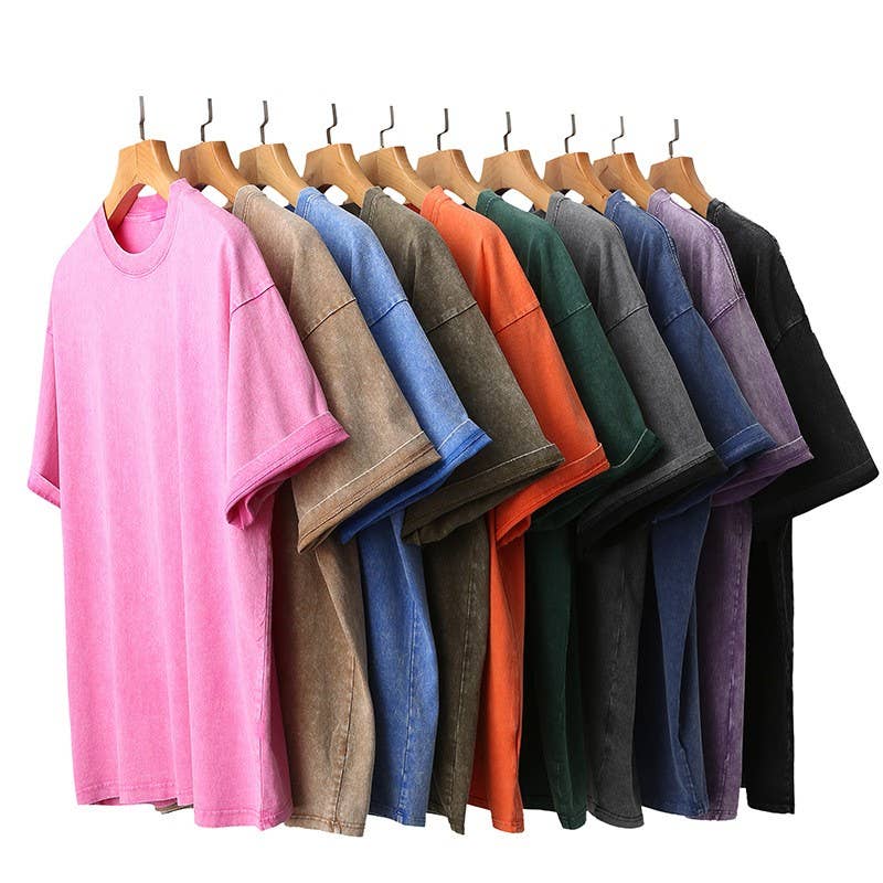 Vintage Washed Cotton Oversized T-Shirt
