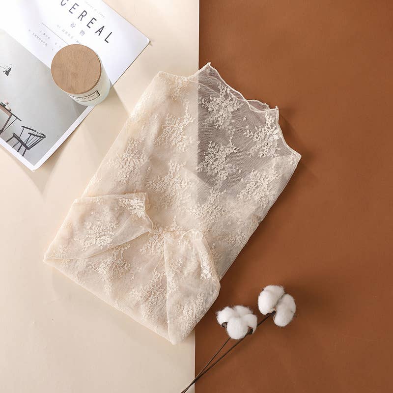 LACE SEE-THROUGH LAYERING TOP