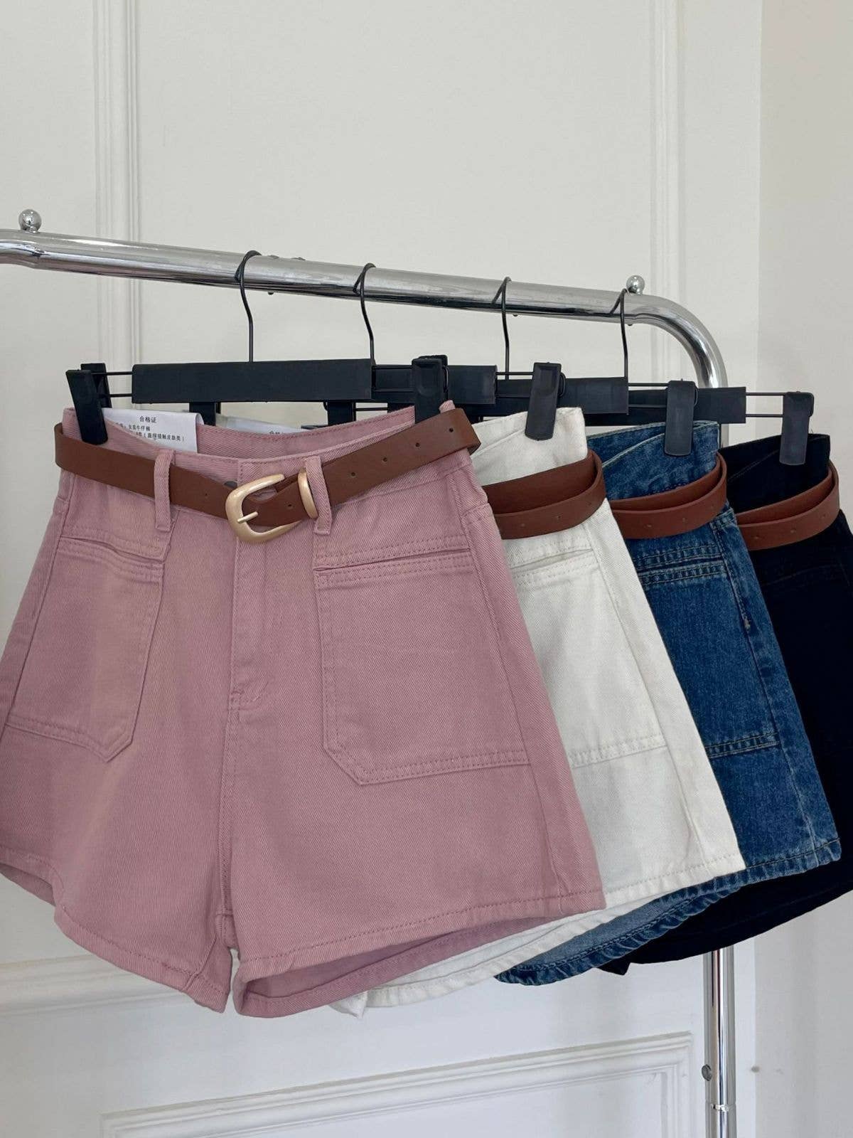 A-Line Denim Shorts