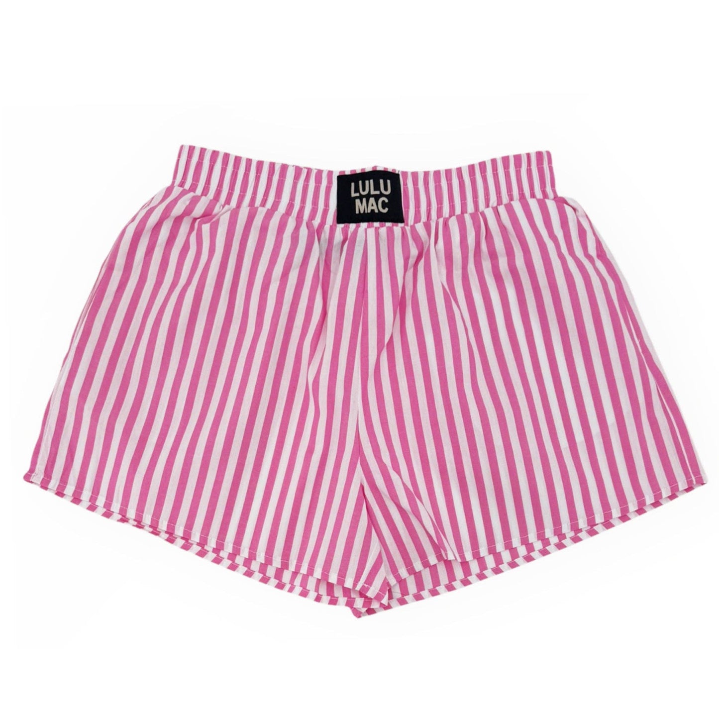 LULU MAC PINK STRIPED BOXER SHORT