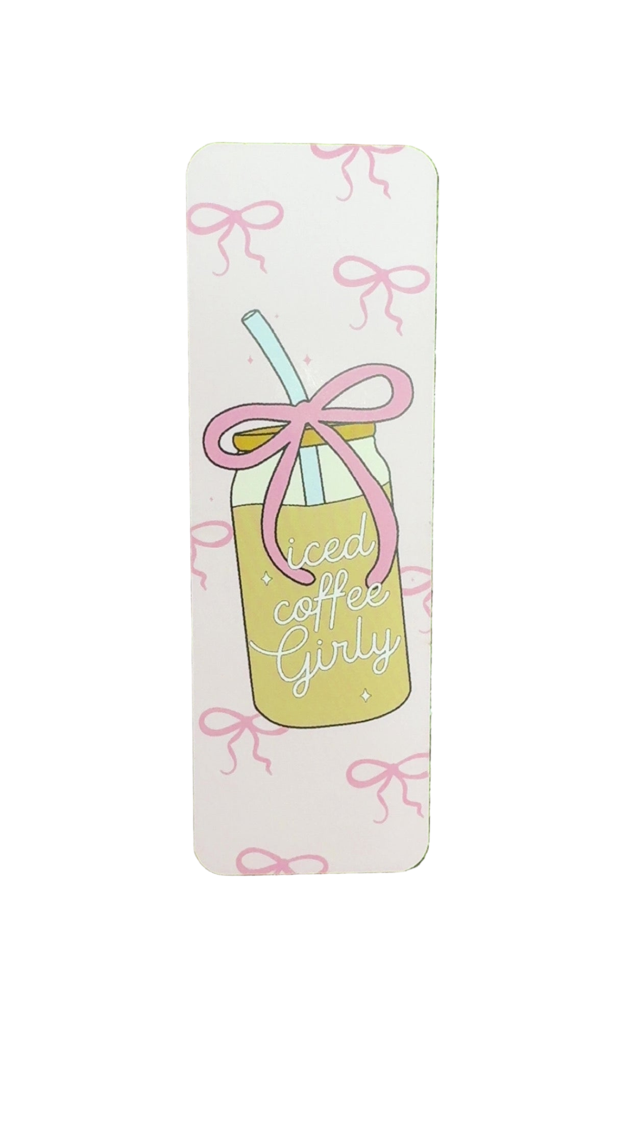 Iced Coffee Girly Bookmark
