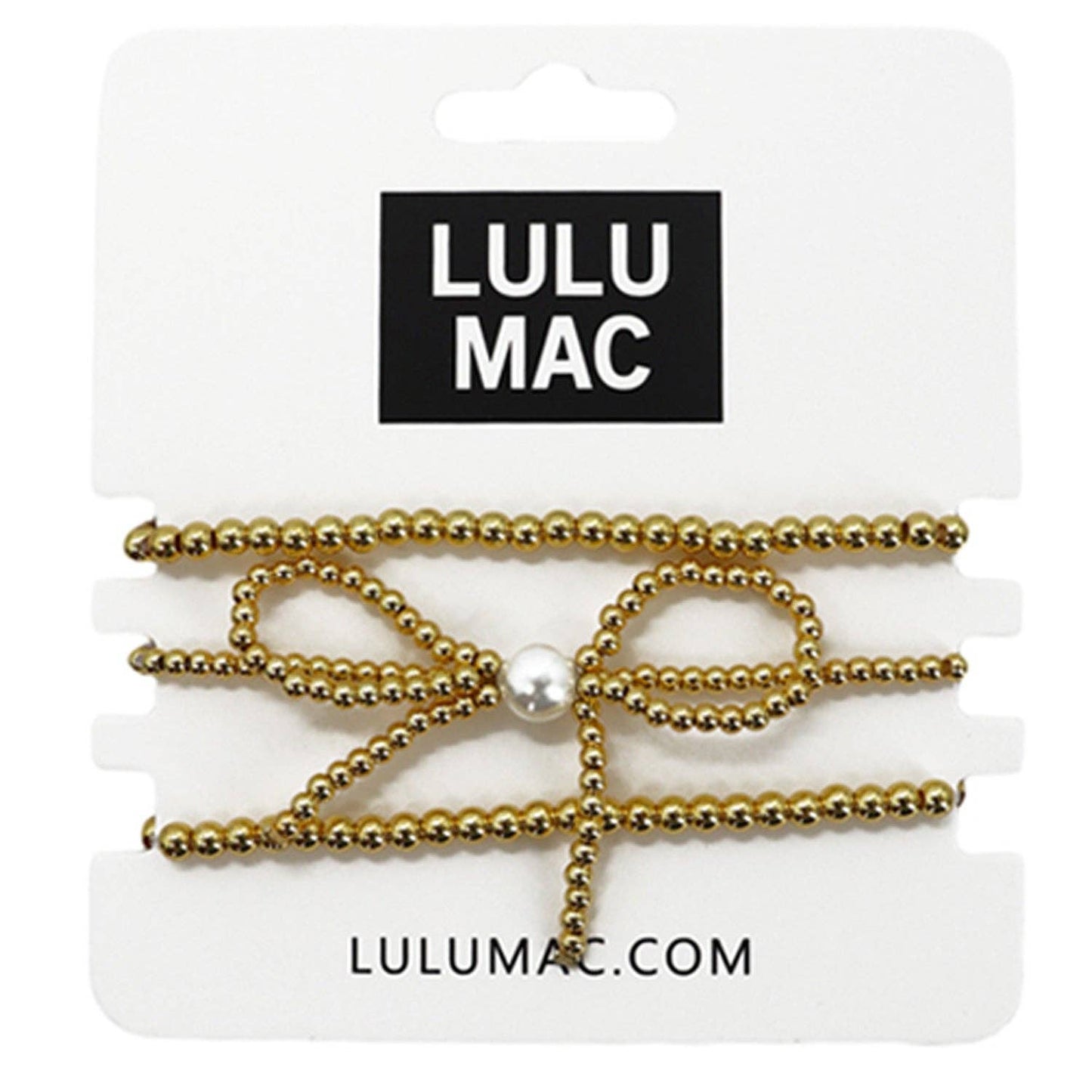 LULU MAC Gold Bow Bracelet