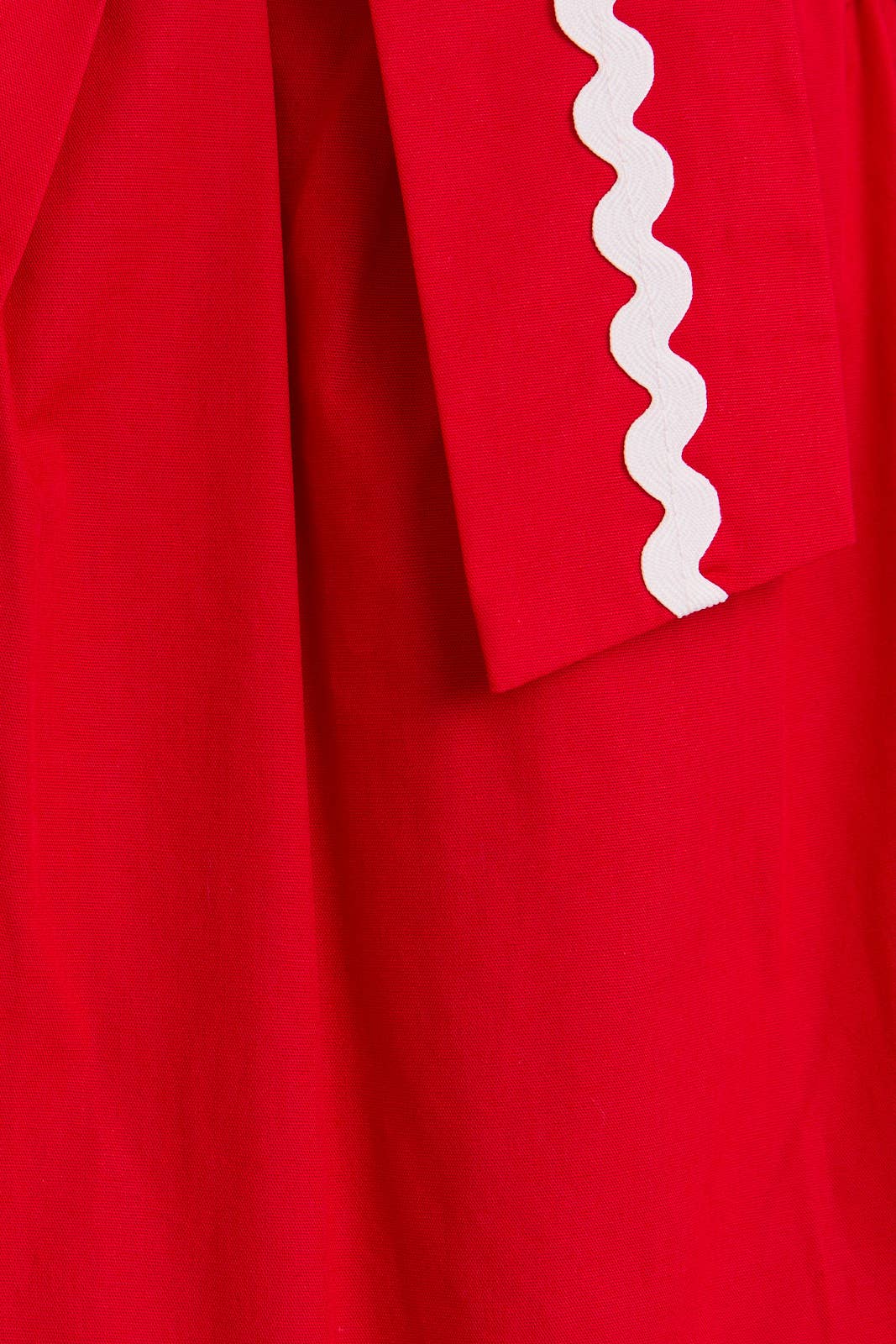 SLEEVELESS MINI DRESS WITH RIC RAC TRIM