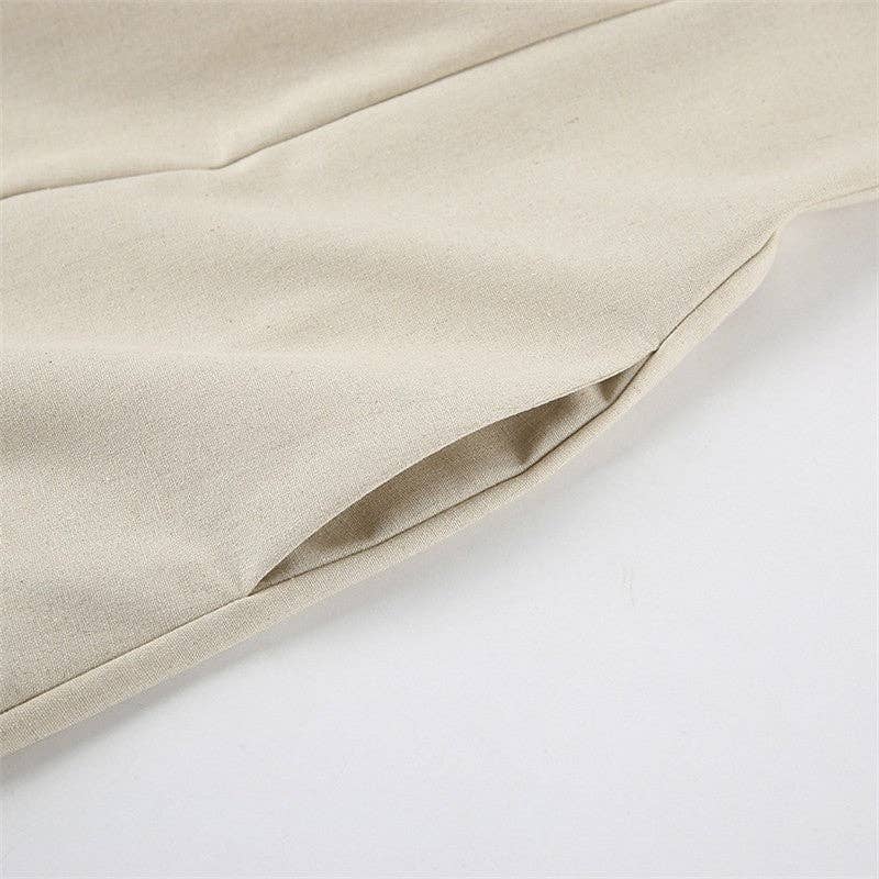 Khaki Casual Strapless Backless Maxi Dress