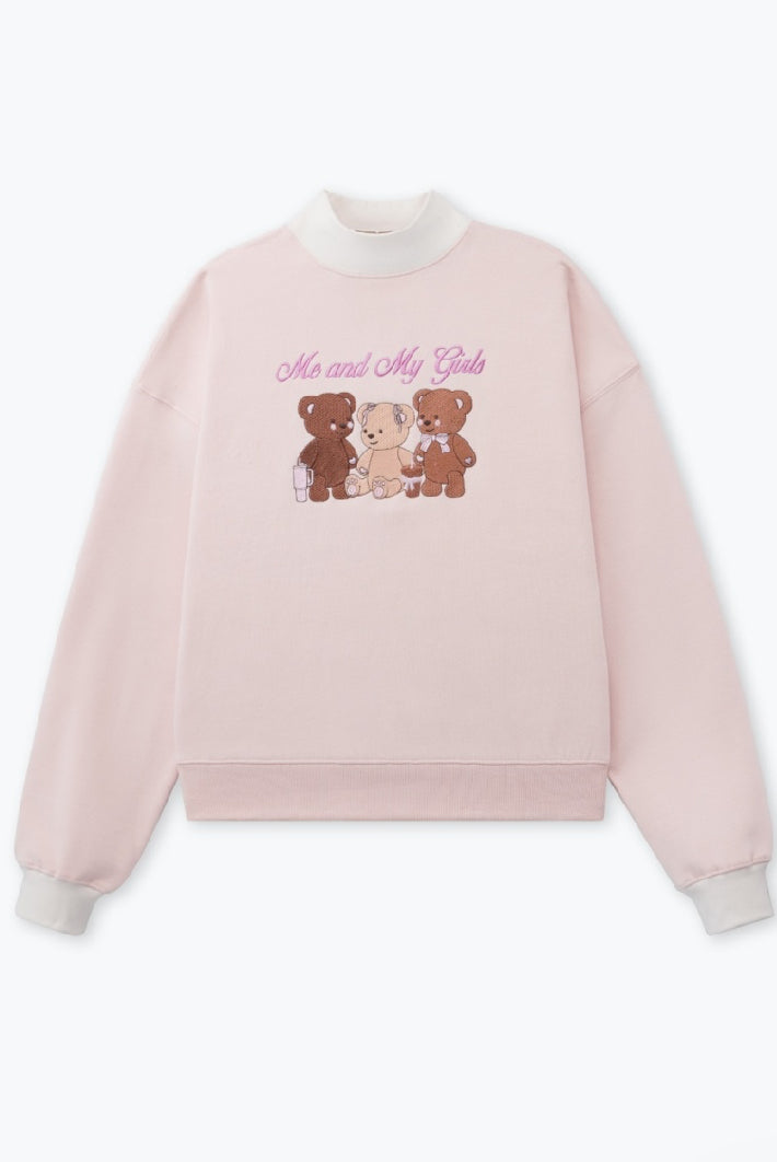 Me & My Girls Mockneck Sweatshirt