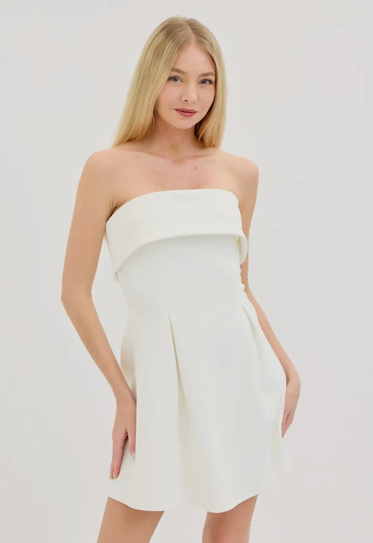 Scuba Tube A-Line Mini Dress