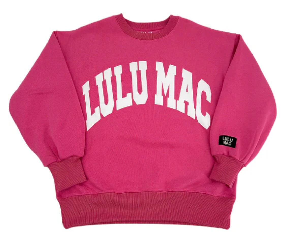 LULU MAC PINK SWEATSHIRT