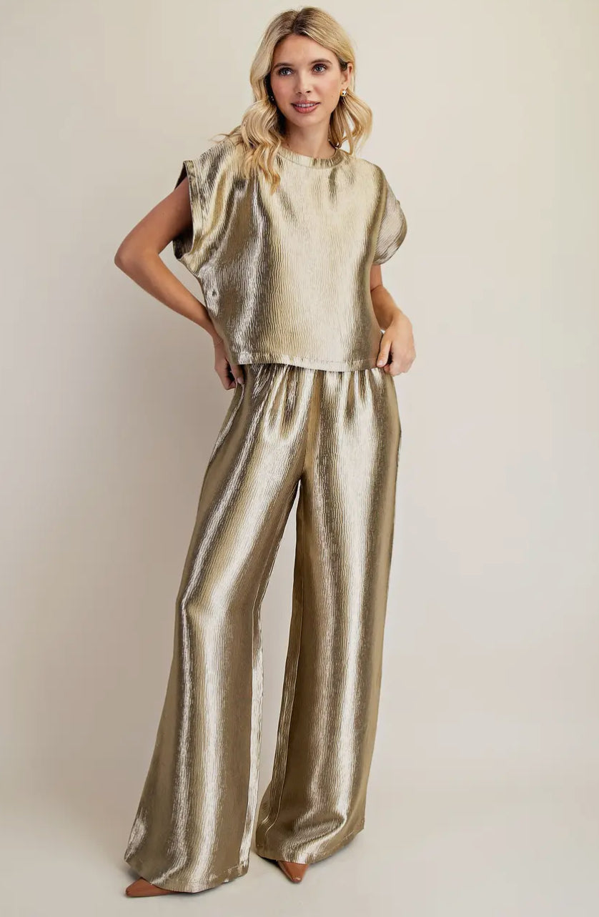 High Waist Wide Pants