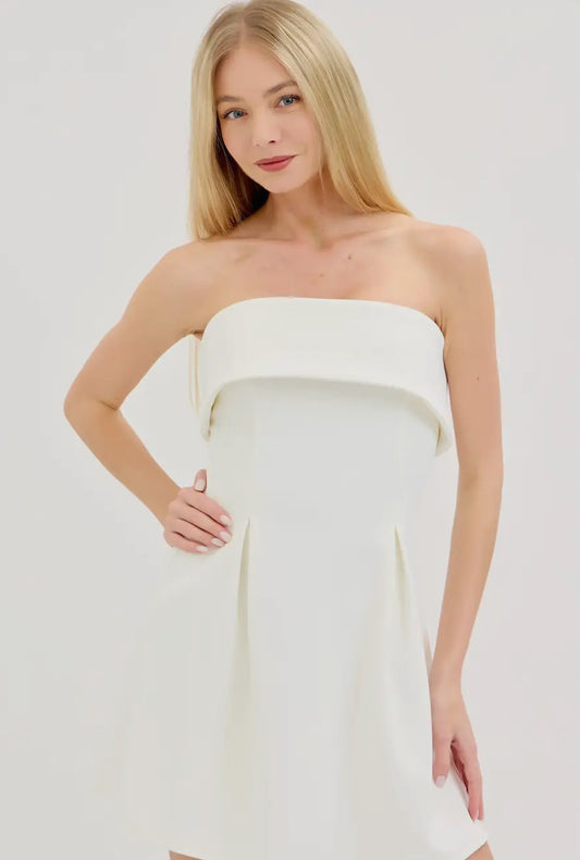 Scuba Tube A-Line Mini Dress