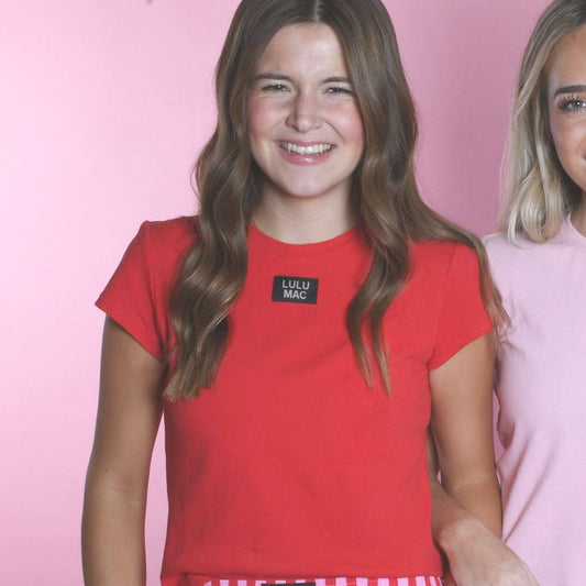 BABY DOLL TOP SS-Red