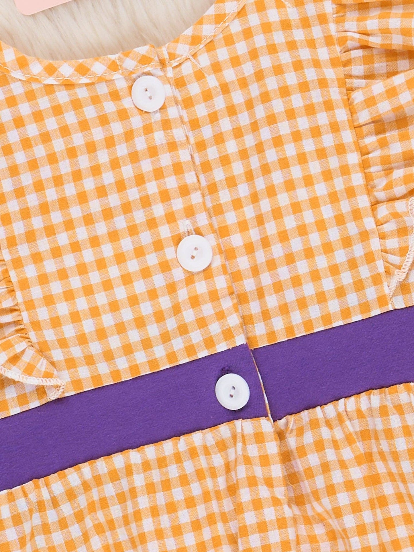 Louisiana Smocked Gingham Bubble