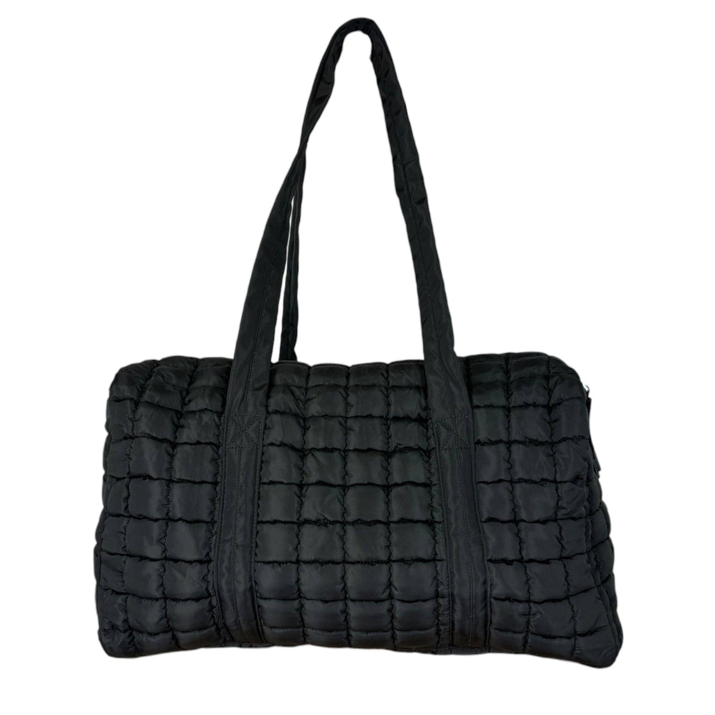 Puffer Quilted Duffle Black