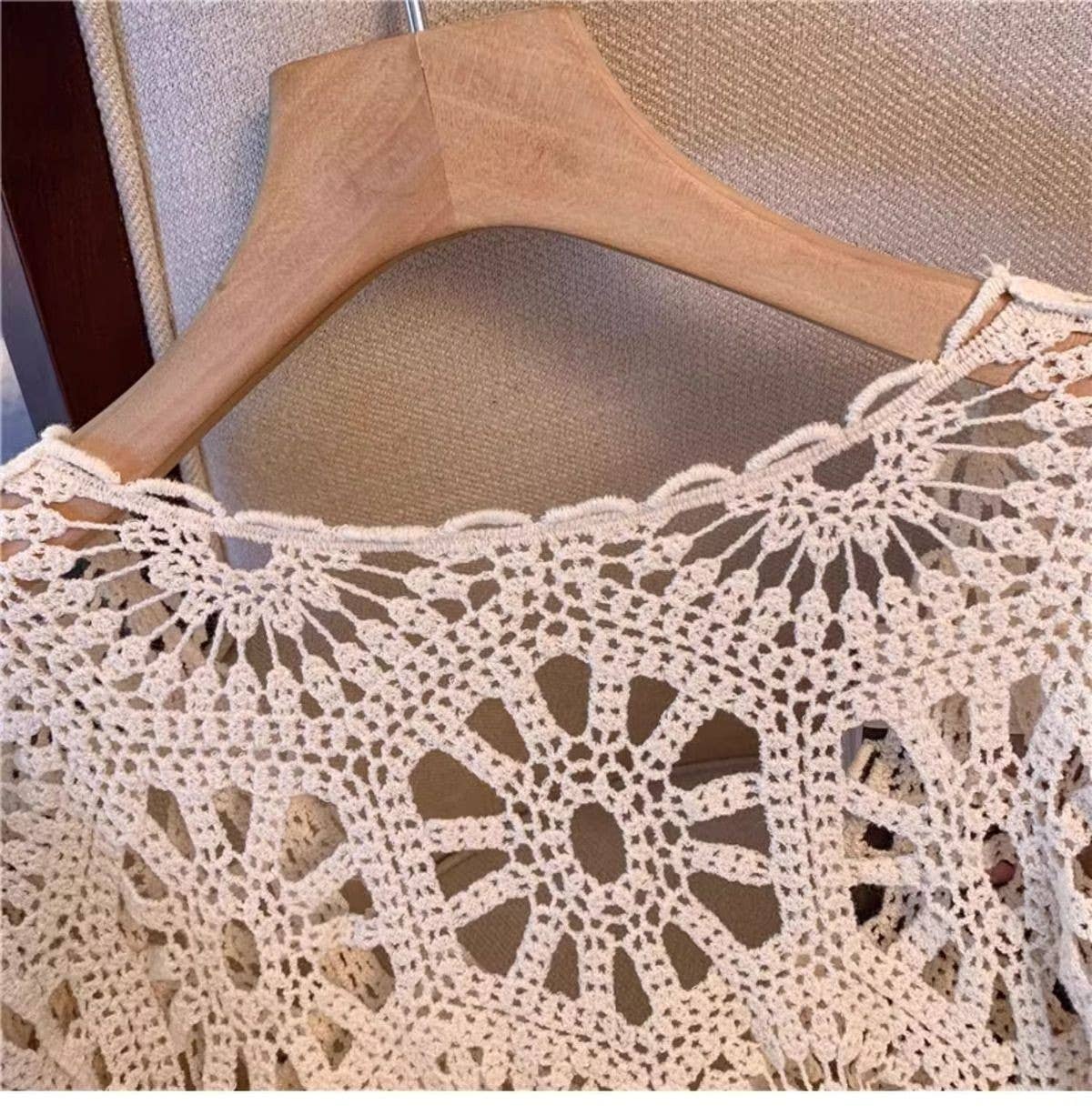 Bohemian Crochet Knit Cover-Up