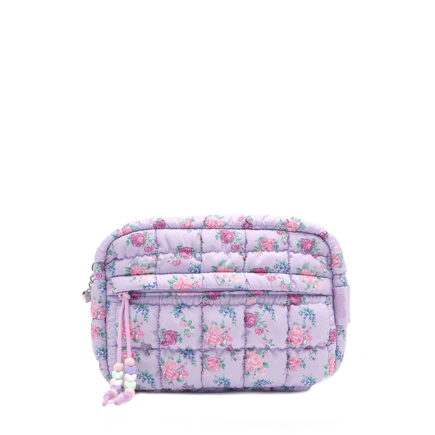 Quilted Scrunchies Floral Printed Pouch