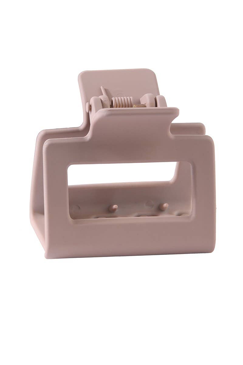 square macaron shark clip small hair clip
