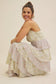 ROMANTIC FLORAL TIERED MAXI DRESS WITH RUCHED BUST