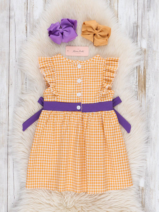 Louisiana Smocked Gingham Dress