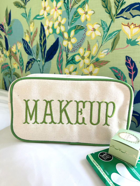 Makeup - Green Canvas Large