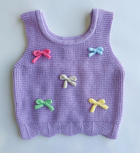 Pretty Bows Knit Sweater