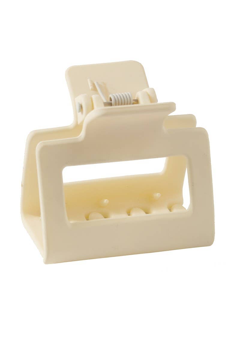 square macaron shark clip small hair clip
