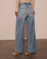 High Waist Tie-Waist Jeans