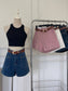 A-Line Denim Shorts