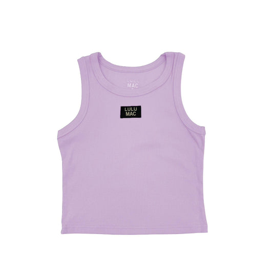 DD-TANK LAVENDER LULU MAC SOLID TANK TOPS