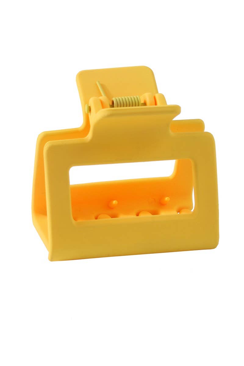 square macaron shark clip small hair clip