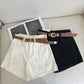A-Line Denim Shorts