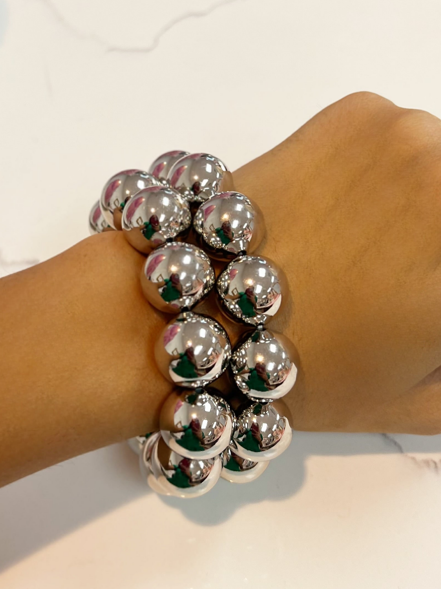 Call Me Fancy Beaded Bracelet