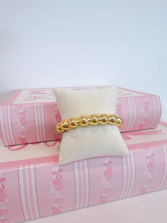 Gold Ball Bangle