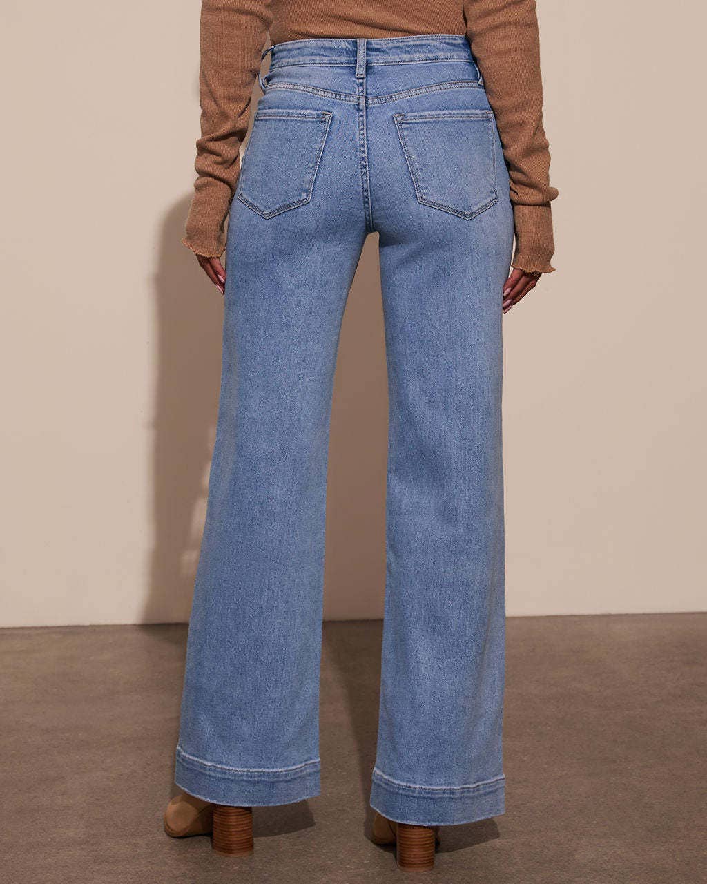 Vintage High Rise Wide-Leg Jeans