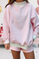 Oversize Mock Neck Sweatshirt and Shorts Set