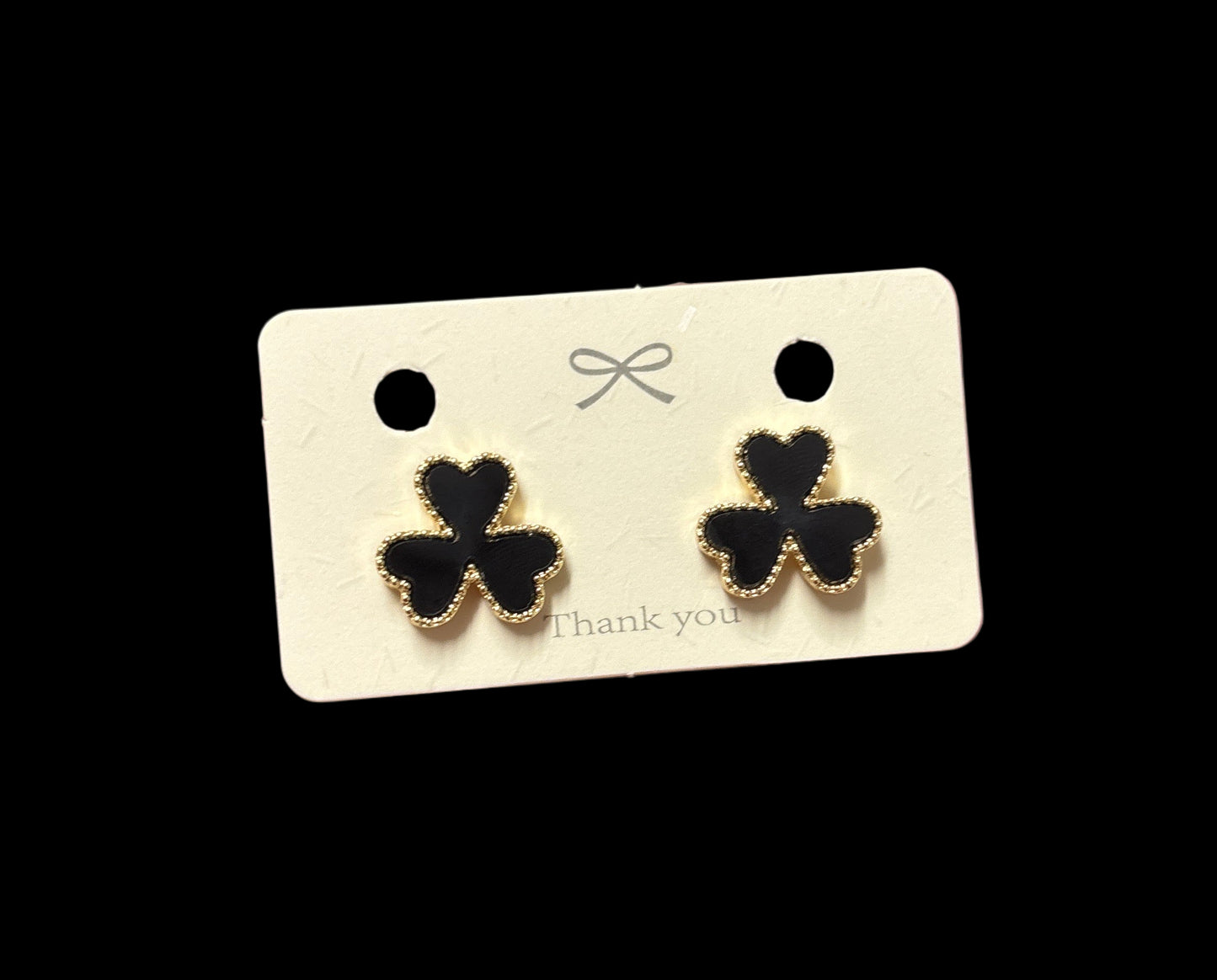 Smokey Clover Studs