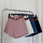 A-Line Denim Shorts