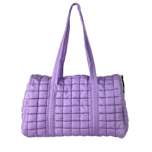 Puffer Quilted Duffle Lavender