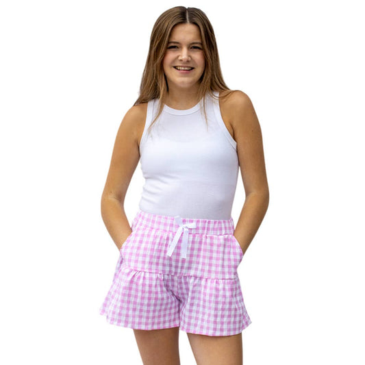 LM-1112 PINK MODERN SKORT