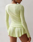 Stylish Long Sleeve Cardigan Shorts Loungewear Set