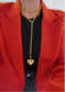 Chanstuttpearls Long Gold Heart Chain Necklace