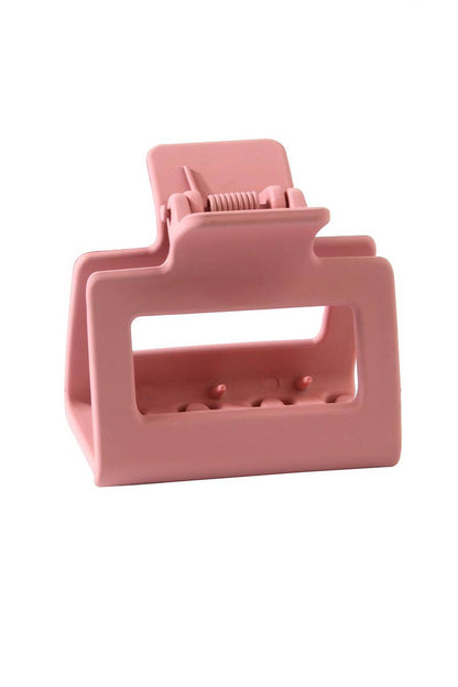 square macaron shark clip small hair clip