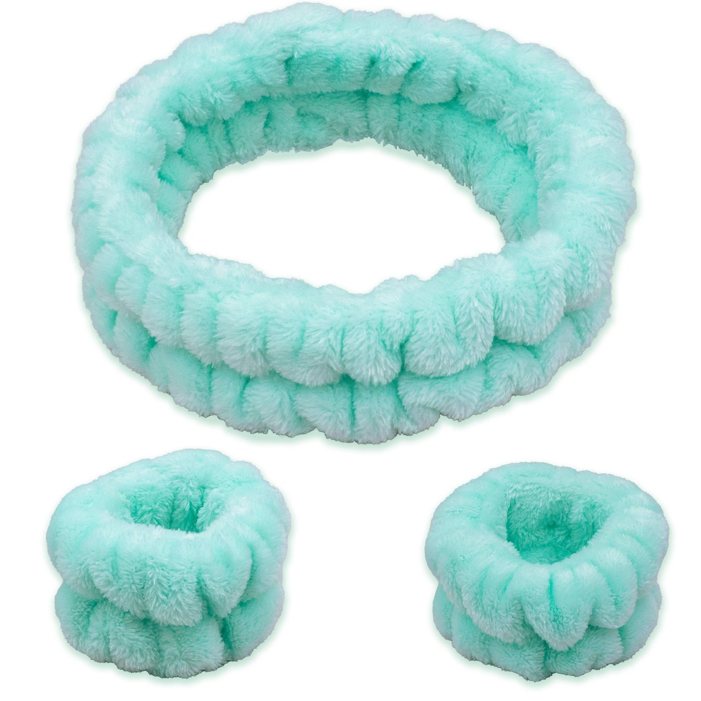 Spa Headband - Skincare Headband & Wristband Set