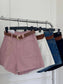 A-Line Denim Shorts