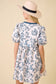Vintage Horse Toile Print Denim Mini Dress
