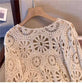 Bohemian Crochet Knit Cover-Up