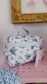 Picnic Floral Navy Quilted Travel Case