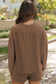 Corded Knit Long Sleeve Top and Shorts Set | S-2XL